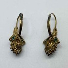 POM Sterling Silver 925 Gold Vermeil Jewelry Lot 2 Pairs Hoop Dangle Earrings — photo 5