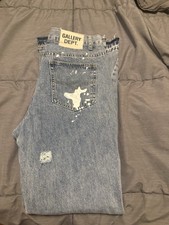 Gallery Dept. Men s Blue Straight Denim Jeans...