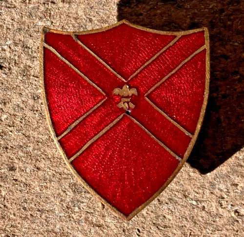 WW2 Military U.S. Army DI Pin 13th Coast Artillery Battalion - SB