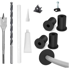 Elegant Starlink Cable Routing Kit for 3/4" Wall Holes - All-in-One Installation