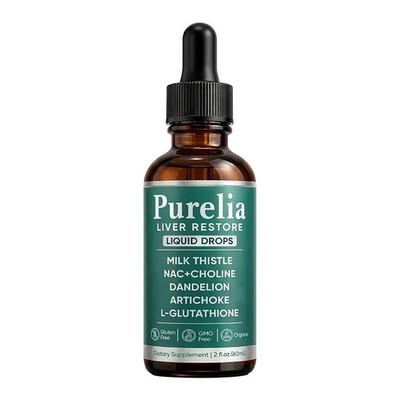 Purelia Liver Restore Drops   Complete Liver Detox Support Supplement 60ml