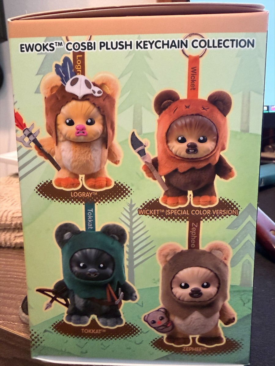 Star Wars Ewoks Cosbi Plush Keychain Collection Blind Box Unopened
