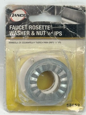 DANCO 88652 Faucet Rosette Washer Nut 1/2 Inch IPS Plumbing Repair Pack New