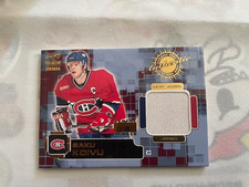 2000-01 Pacific Paramount Jersey & Patches Saku Koivu Montreal Canadiens SSP /30
