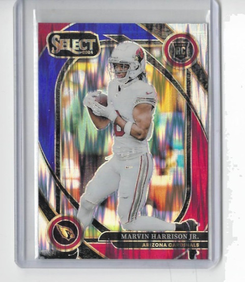 Marvin Harrison Jr. Red Blue Prizm Shock #219