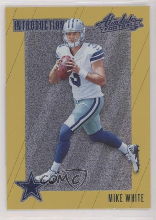 2018 Panini Absolute Introductions Spectrum Gold Mike White #IN-MW Rookie RC 0w2