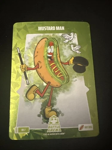 Bo Jackson Battle Arena Alpha Blast Green Battlefoil Hot Dog Mustard Man HD-7