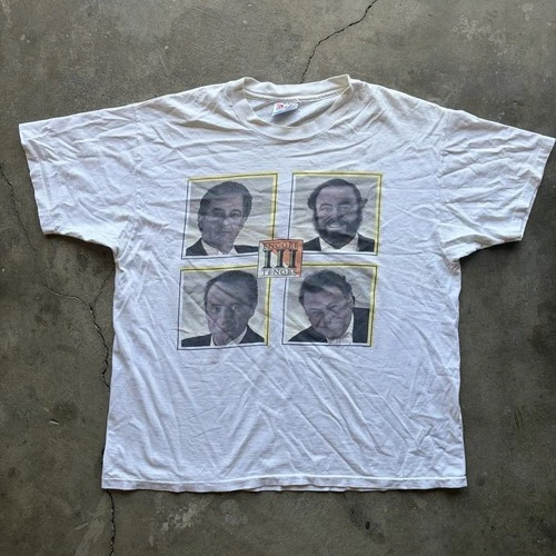 Encore III Tenors Concert Tour T-shirt Size XL 1990s vintage concert t-shirt, vintage, size XL, single stitch, B+ condition