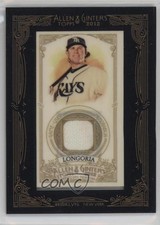 2012 Topps Allen & Ginter's Framed Mini Relics Evan Longoria #AGR-ELO 0d08