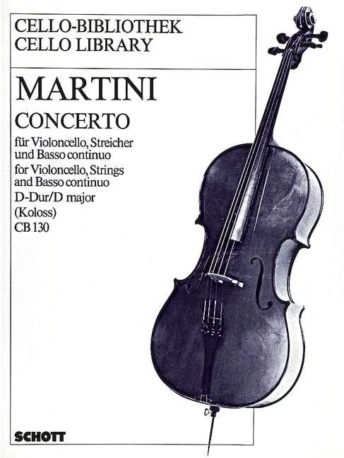 Concerto D Major Giovanni Battista Martini Piano Reduction Cello, Strings and Ba - Image 3 of 4
