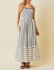 Heyson Colette Midi Dress Stripe