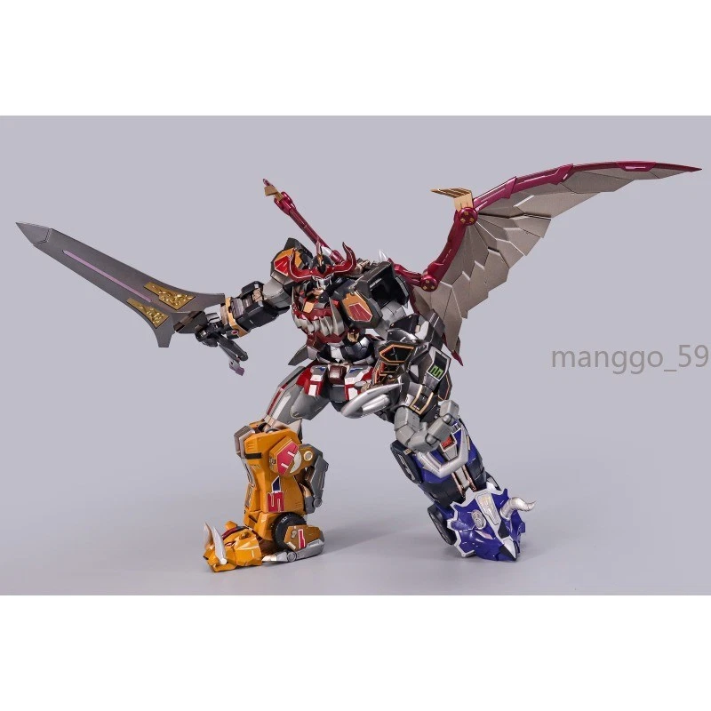 En stock Nuevo Modelo Explosión ZL-01 Megazord Figura de Acción Juguete Combinado 25cm Regalo Foto 3 de 4