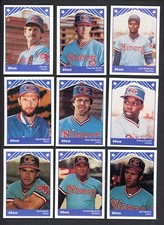 1983 TCMA OKLAHOMA CITY 89ERS COMPLETE SET TOM HENKE 543559 (KYCARDS)