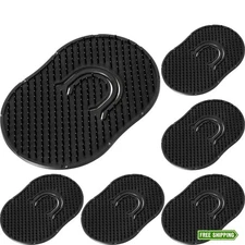 Boao 6 Packs Soft Portable Pocket Palm Combs, Shampoo Comb, Massager Hair Brush,