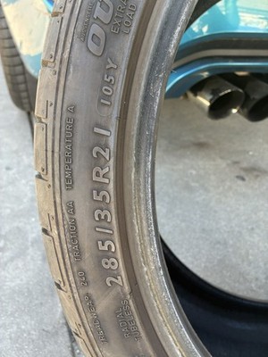 Used 285/35R21 Dunlop SP Sport Maxx GT DSST Run Flat 105Y - 8/32