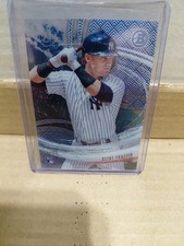 2018 Bowman High Tek Ocean Blue Tidal Diffractor /25 Clint Frazier #TY-CF 