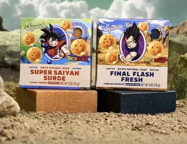 Dr. Squatch UNRELEASED Dragon Ball Z Soap Super Saiyan Surge+Final