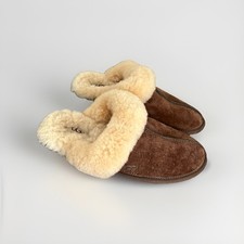 Ugg Australia Scuffette II Brown Sheepskin Shearling Slippers Brown S/N 5661 5.5