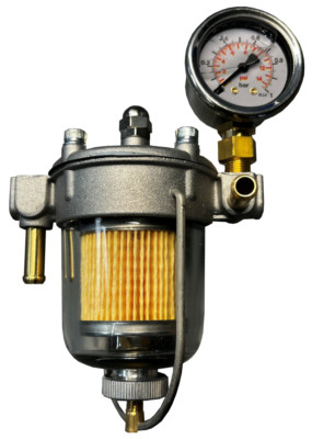 Malpassi Kombi Filter King Druckregler (67mm) mit 8mm + Manometer