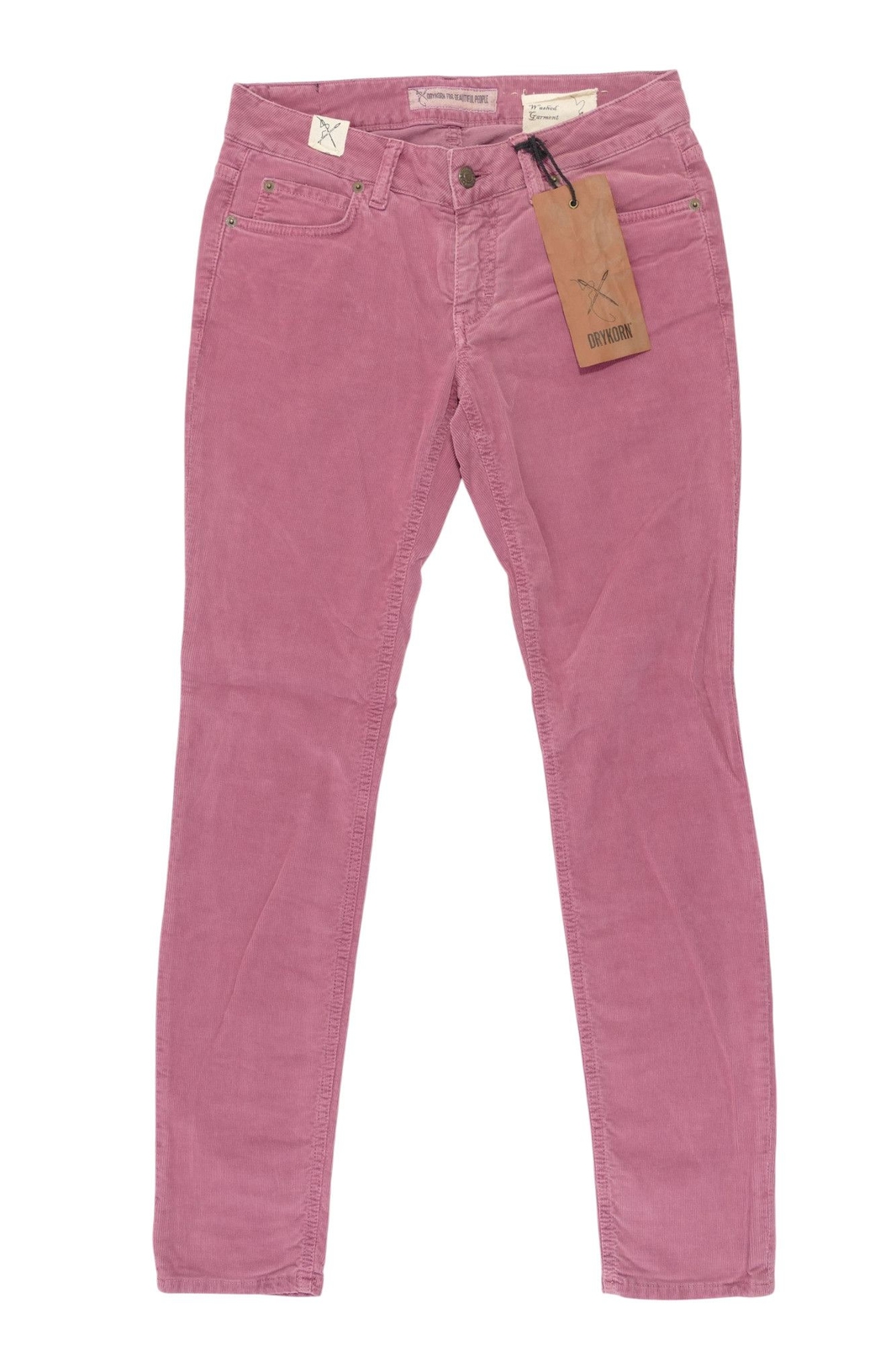 Drykorn on _2 Women's Jeans Trousers W28 L34 28/34 Pink Straight Regular Cord