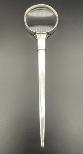 Tiffany Sterling Silver Letter Opener / Magnifying Glass Desk Accessory 9 1/8” - 第 1/14 張圖片