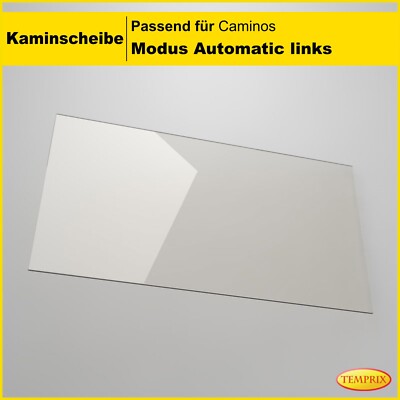 Kaminglas plan passend für Caminos Modus Automatic links Ofenscheibe Ofenglas