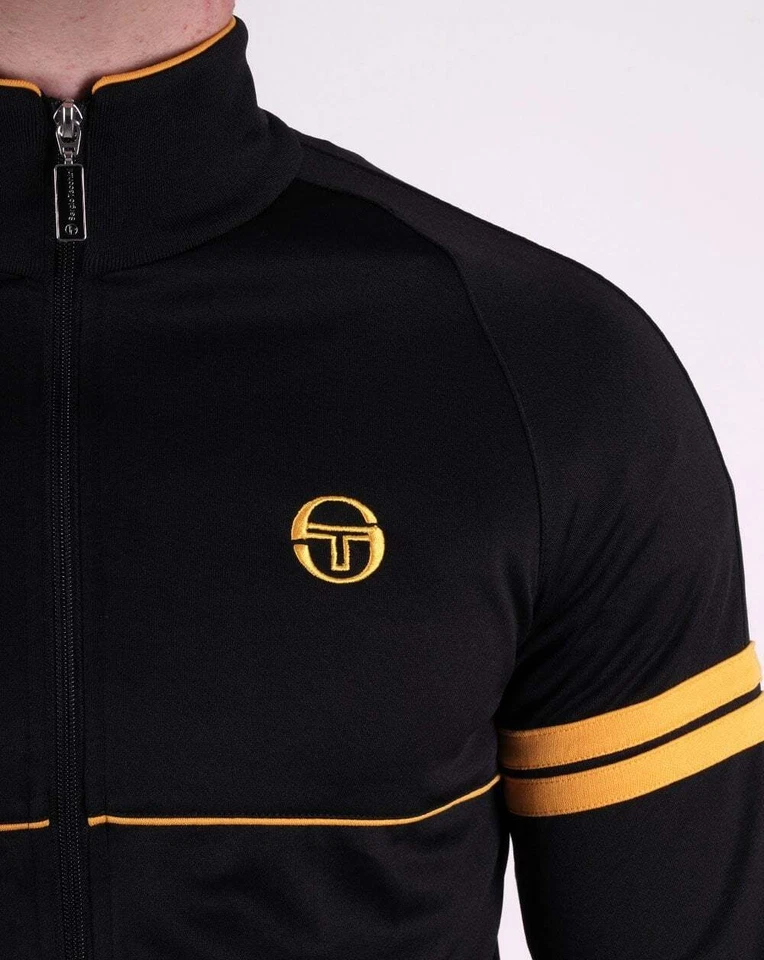 Sergio Tacchini Men's Star Track Top Black/Gold - Tracksuit Jacket, Zip Thru - Image 2 of 4