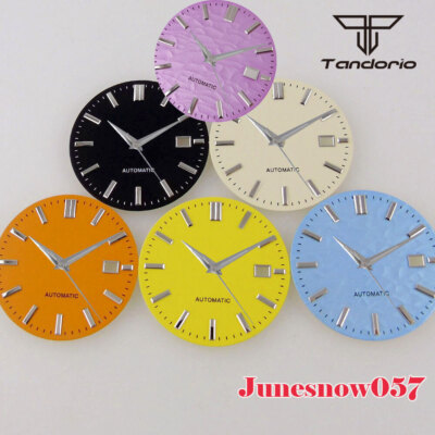 Watch Parts 33.5mm Watch Dial Blue/Pink/Yellow/Black/White Fit NH35A NH36 NH70A