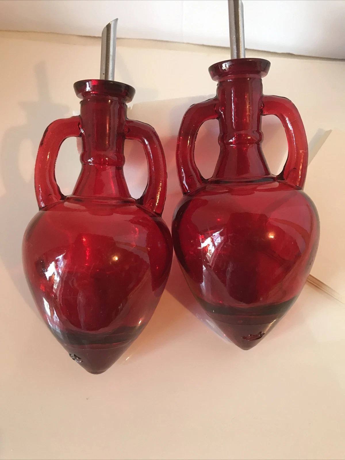 Glass Kitchen Tools Oil & Vinegar Dispensers Cruet with Spout Decor. Home
