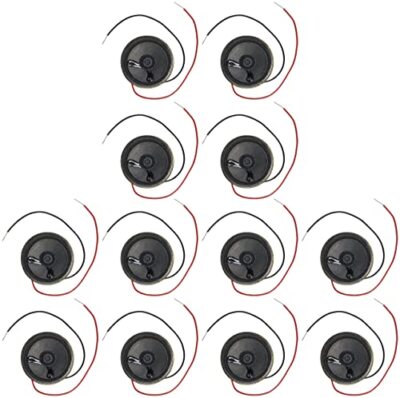 12 Pack Inch Watt Round Speaker with Wire Leads, ohm
