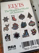 ELVIS PRESLEY Sings The Wonderful World Of Christmas Cassette Tape Good Used