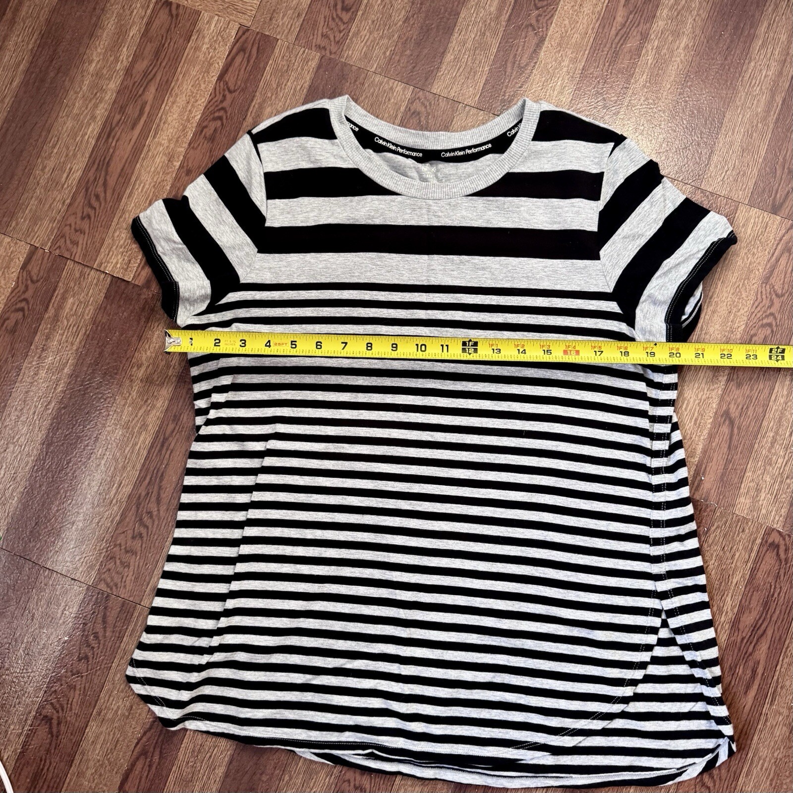 Calvin Klein Performance Striped Basic Cotton Top… - image 12