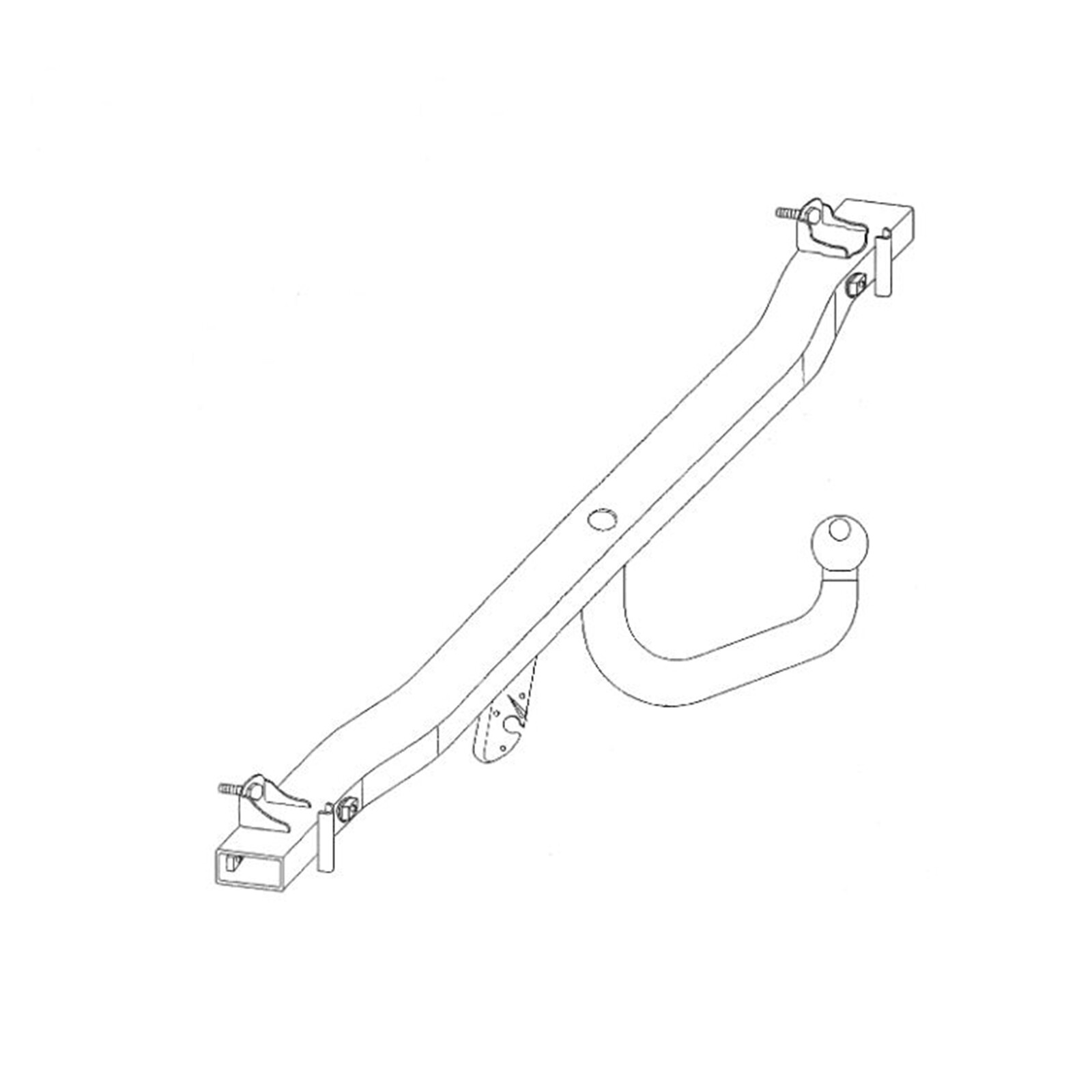 Westfalia Towbar for BMW 5 Series Estate / Touring (E39) 19972004