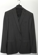 NWOT Men's 42L 42 Long John Varvatos Star USA Bedford Suit Coat Blazer in Grey