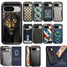 Para [Pixel 9 / Pixel 9 PRO][ARMADURA HÍBRIDA][Estuche doble de dos piezas] Estuche con agarre