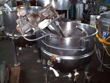 150 gallon Stainless Steel Angled Sweep Jacketed Kettle INA/2-150 Groen