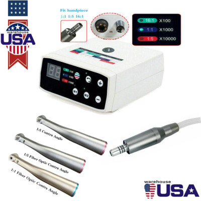 NSK Style Dental Brushless LED Electric Micro Motor/1:5 Increasing Handpiece UPS