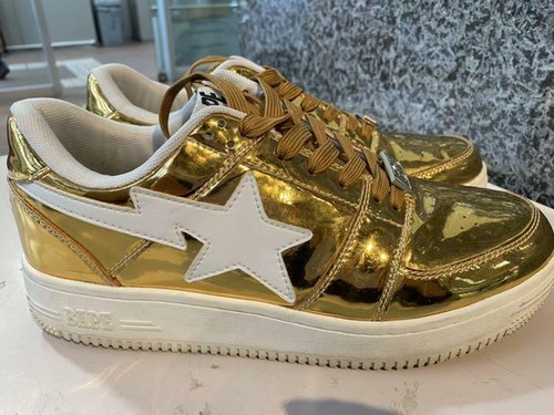 gold bapesta