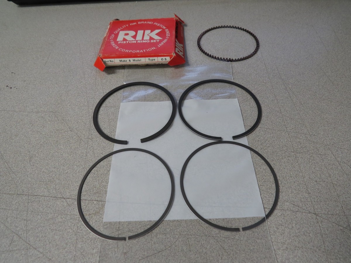 OS NOS Rik .75mm Piston Ring Set Fits: Honda 81-86 ATC200 85-88