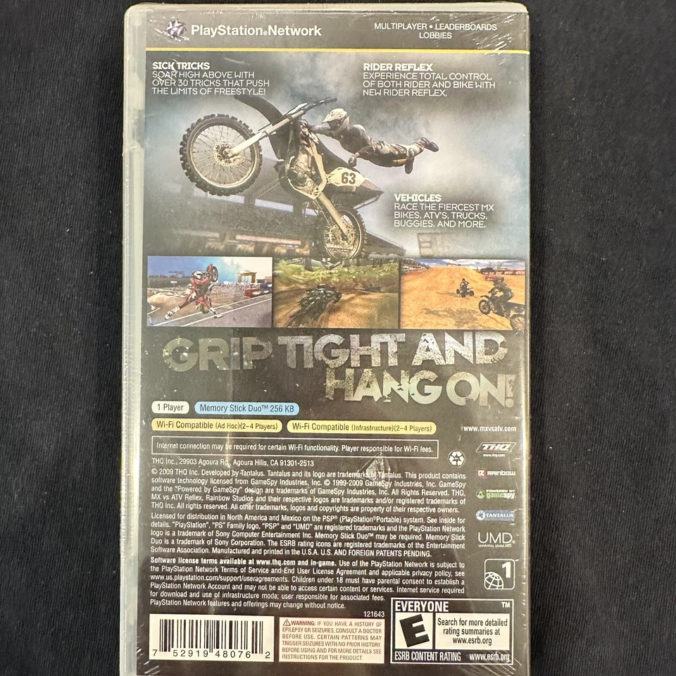 MX vs. ATV Reflex (Sony PSP, 2009) NEW Factory Sealed Play Station Portable Game - Image 2 of 3