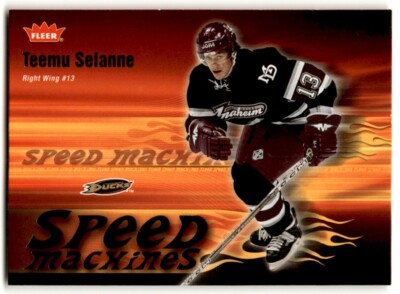 2006-07 Fleer Speed Machines Teemu Selanne #SM2 Anaheim Ducks