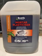 Bostik Mortar Plasticiser 5L Jerry Can Improves workability of mortar