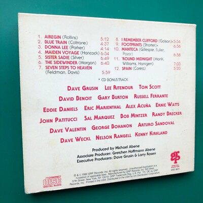 Dave Grusin GRP ALL-STAR BIG BAND Jazz CD Digipak GRP 10th