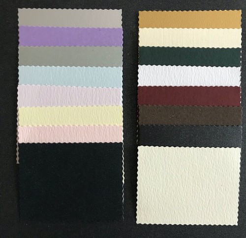 Layering Panel deckled edged card topper / embellishments rectangle Small pk20 - Picture 3 of 5