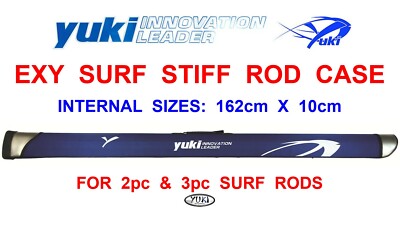 YUKI PRRIG-CS EXY SURF STIFF ROD CASE FISHING HOLDALL BAG FOR 3pc 3 SECTION RODS