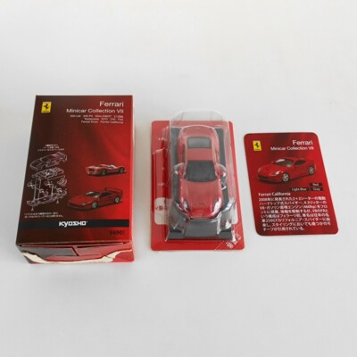 KYOSHO 1:64 Ferrari Minicar Collection VII FERRARI CALIFORNIA RED