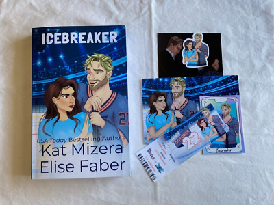 Icebreaker (Gamebreakers Book 1) by Kat Mizera & Elise Faber-Signed Special Ed