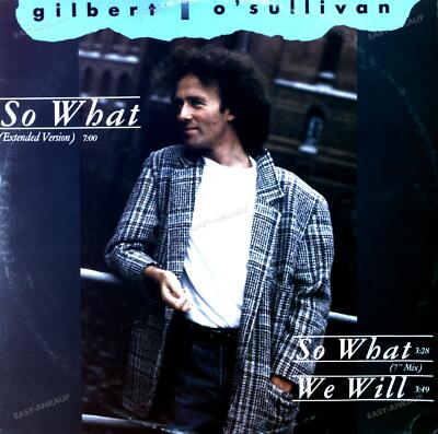 Gilbert O'Sullivan - So What Maxi 1987 (VG/VG) .