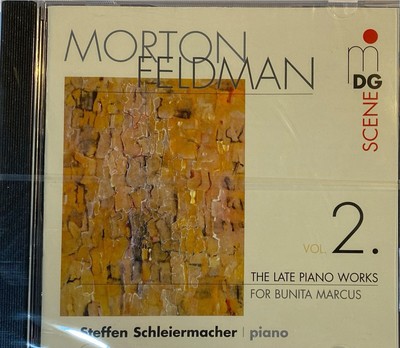 MORTON FELDMAN - Late Piano Works Vol. 2 - Schleiermacher CD BRAND NEW! MDG