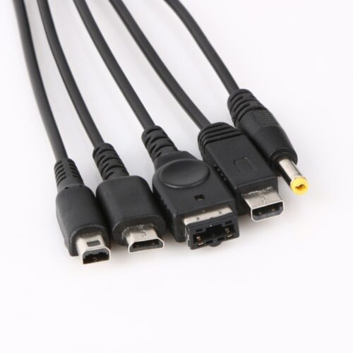 5 in 1 USB Kabel & Ladegerät für Nintendo GBA SP USB - Bild 1 von 9